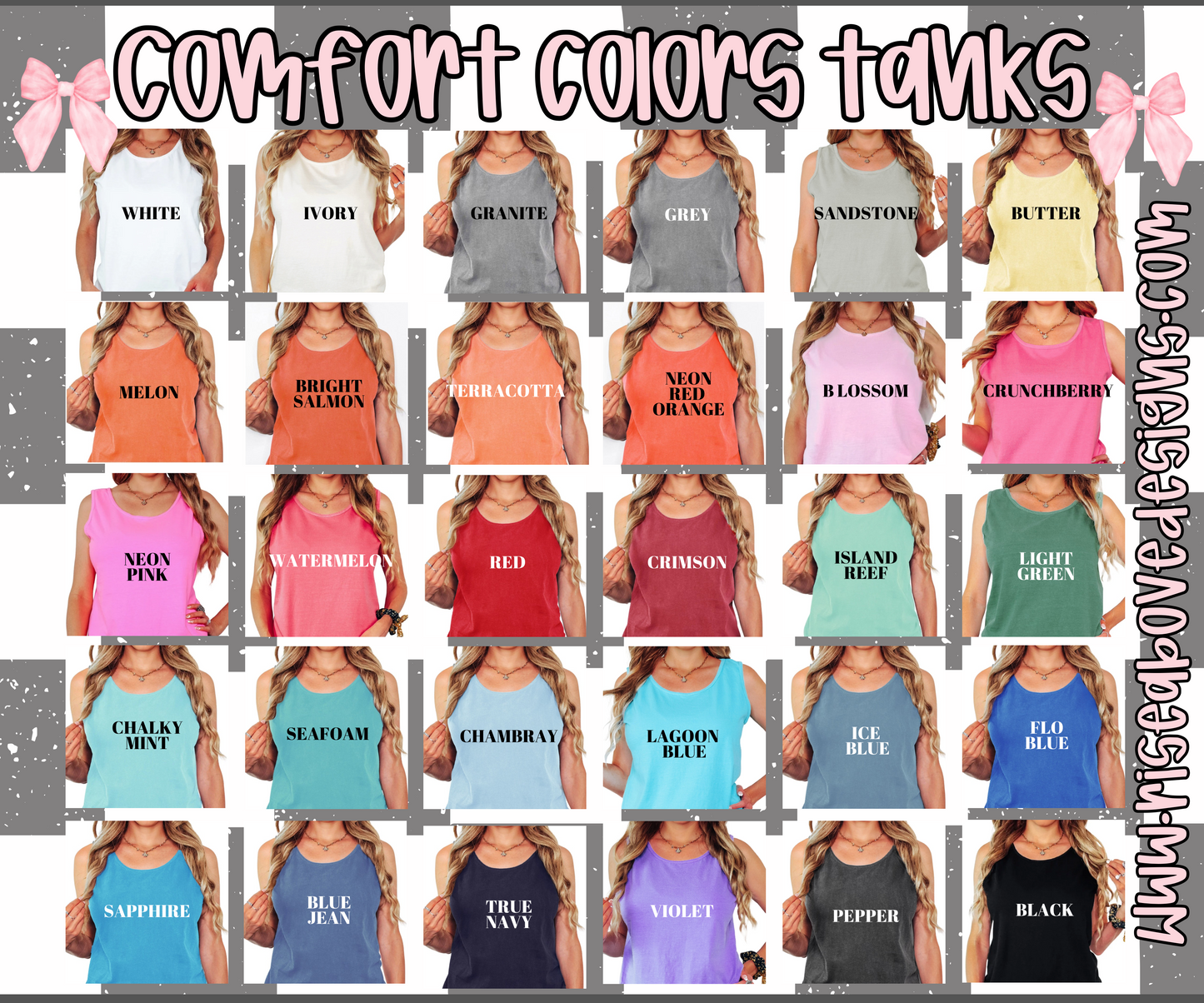 Custom Comfort Colors Tanks