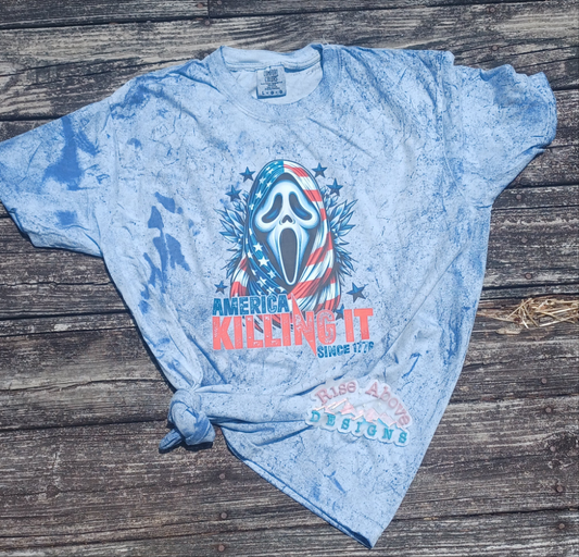 America Ghost Face Shirt