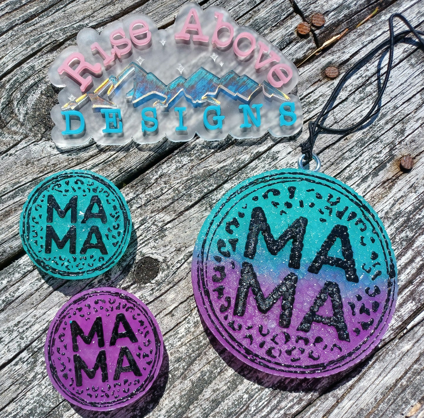 Mama Leopard Print Freshie Set