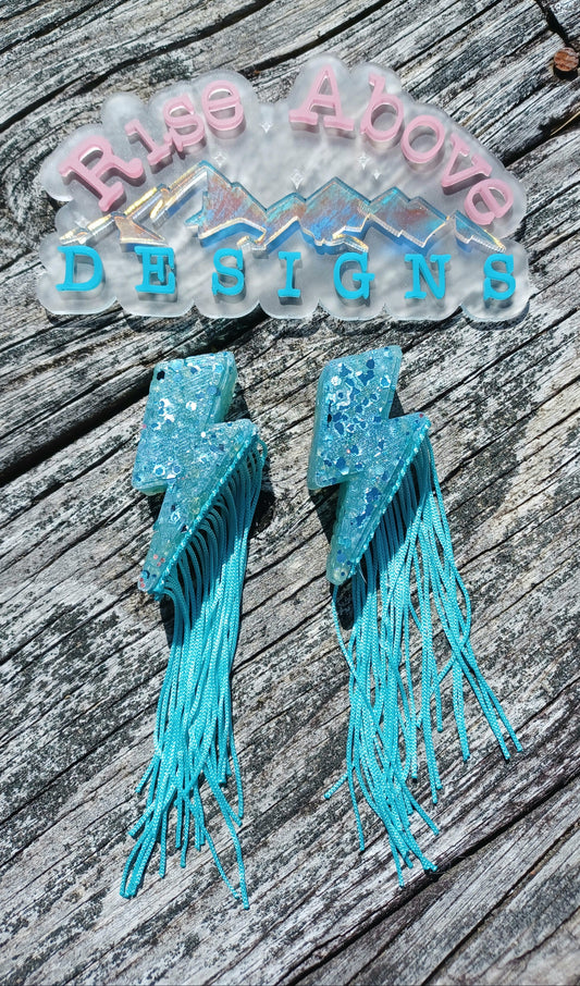 Lightning Bolt Freshie Vent Set with Fringe