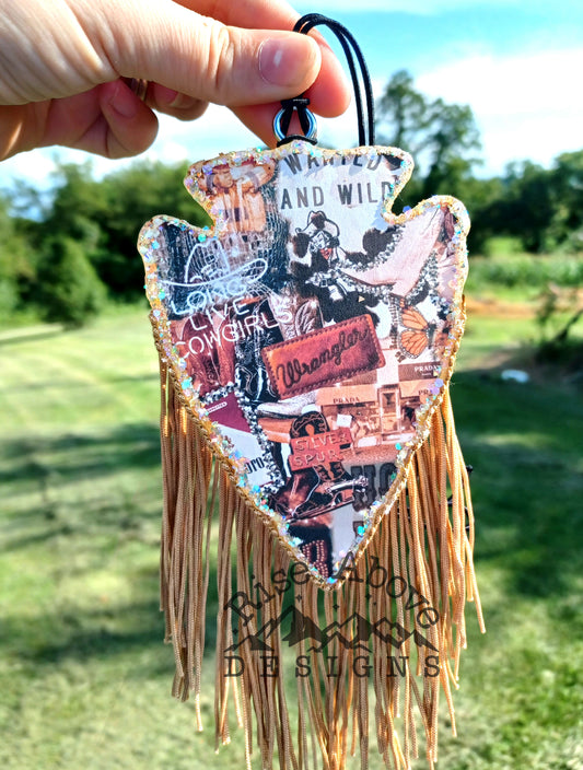 Arrowhead Freshie with Fringe