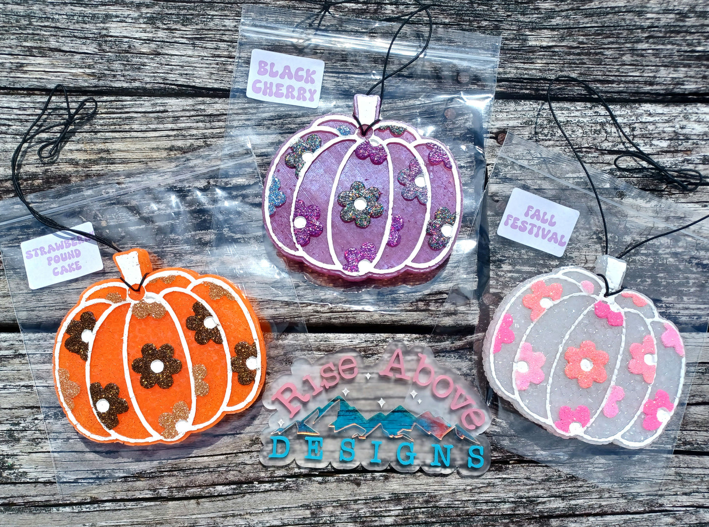 Floral Pumpkin Freshie