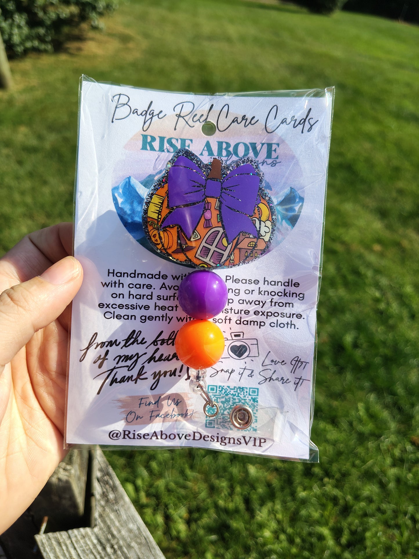 Ready To Ship Badge Reel - Fall/Halloween