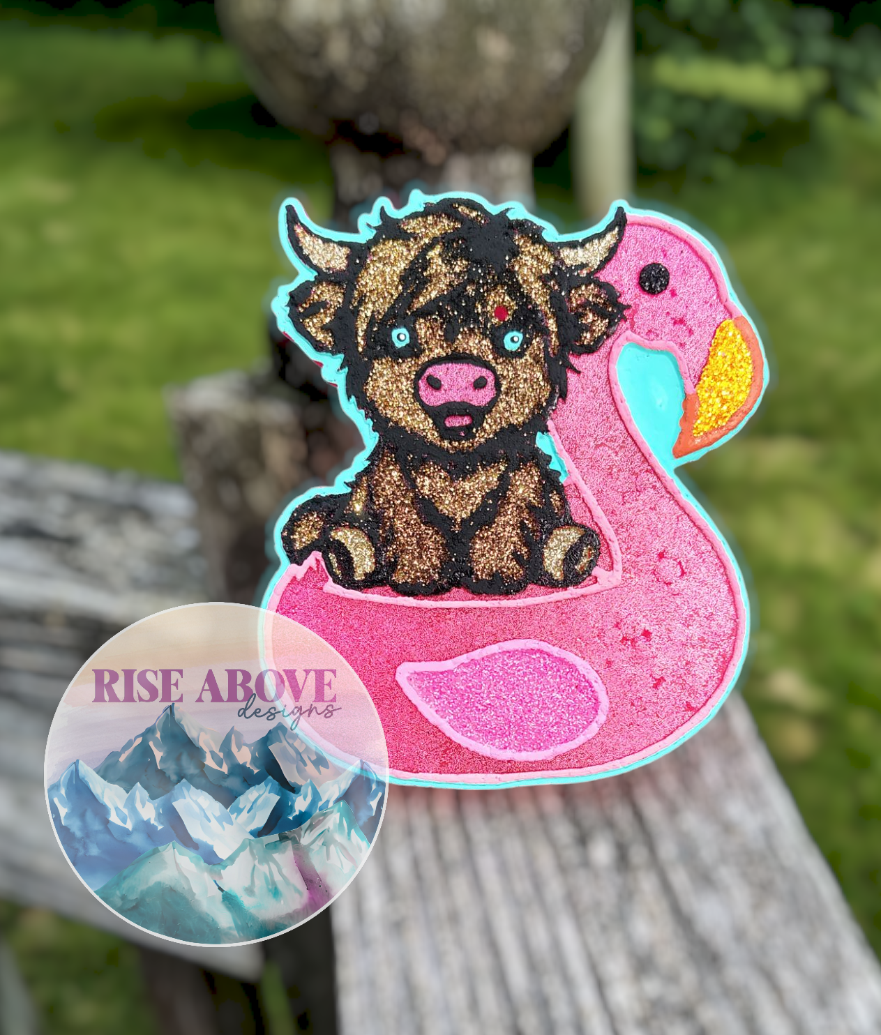 Highland Cow Floatie Freshie