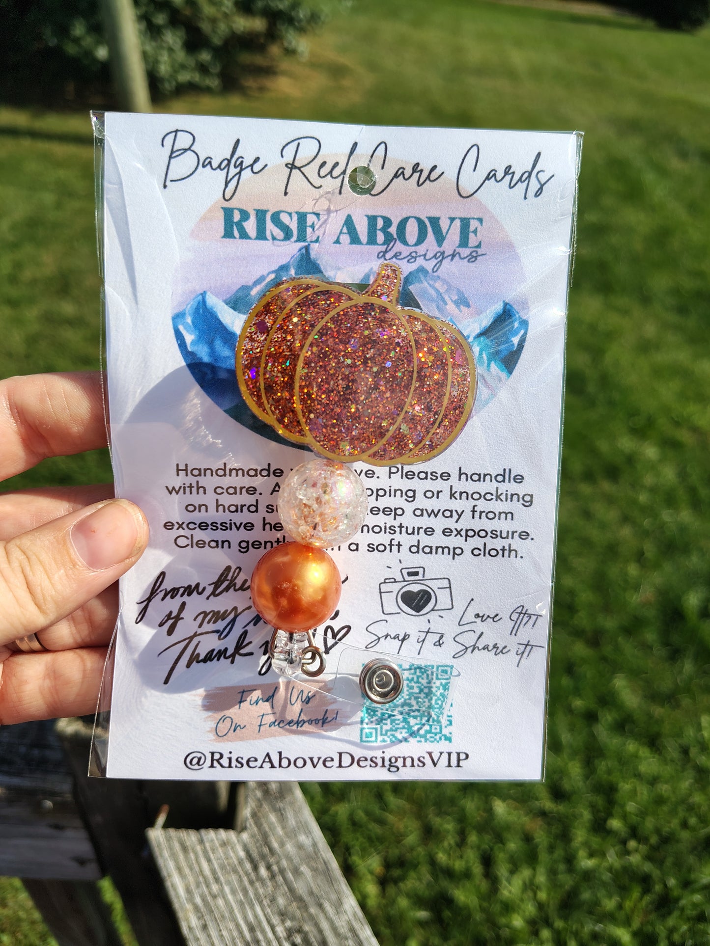 Ready To Ship Badge Reel - Fall/Halloween