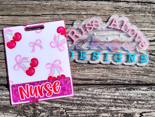 Cherry Bows Badge Buddy