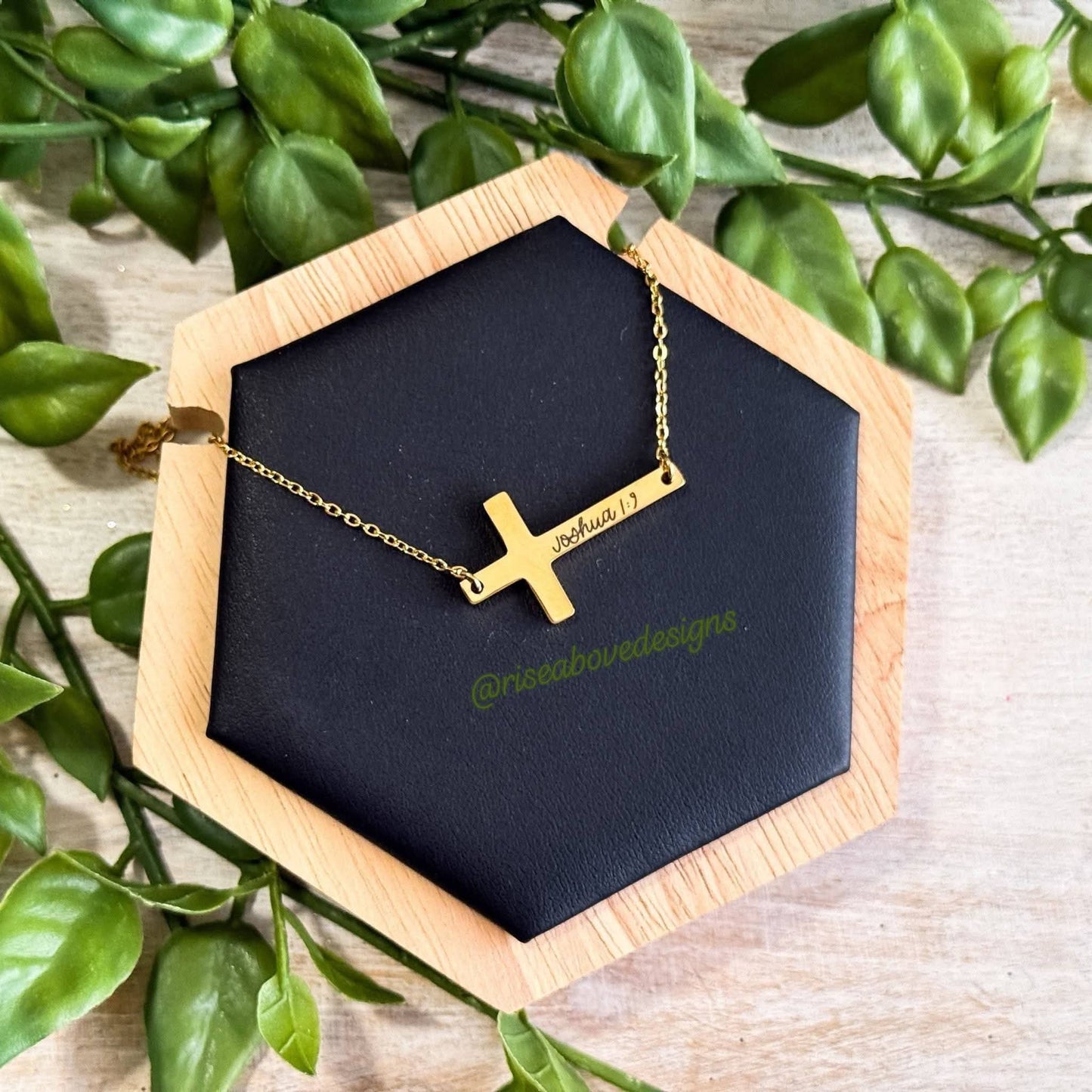 Bible Verse Cross Necklaces