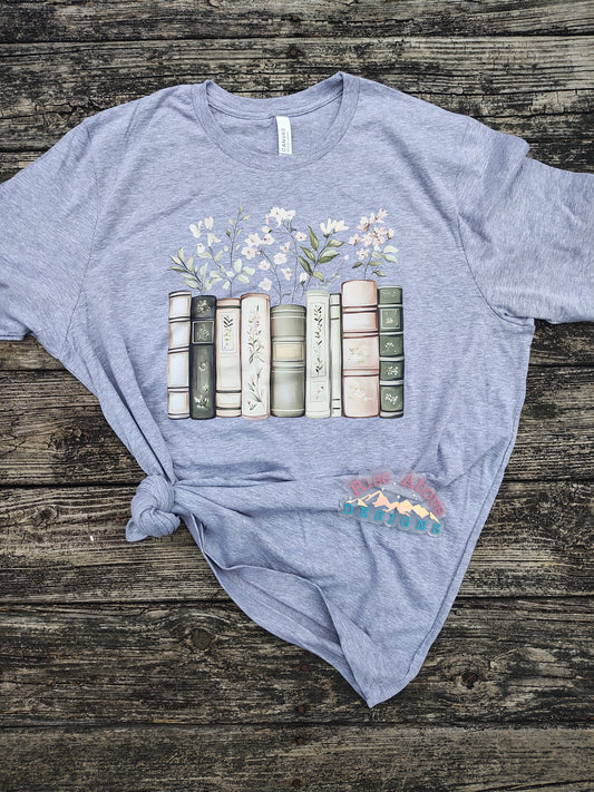 Floral Books Shirt