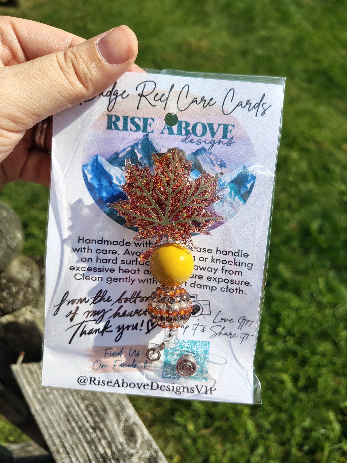 Ready To Ship Badge Reel - Fall/Halloween