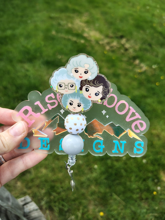 Character Beaded Badge Reel