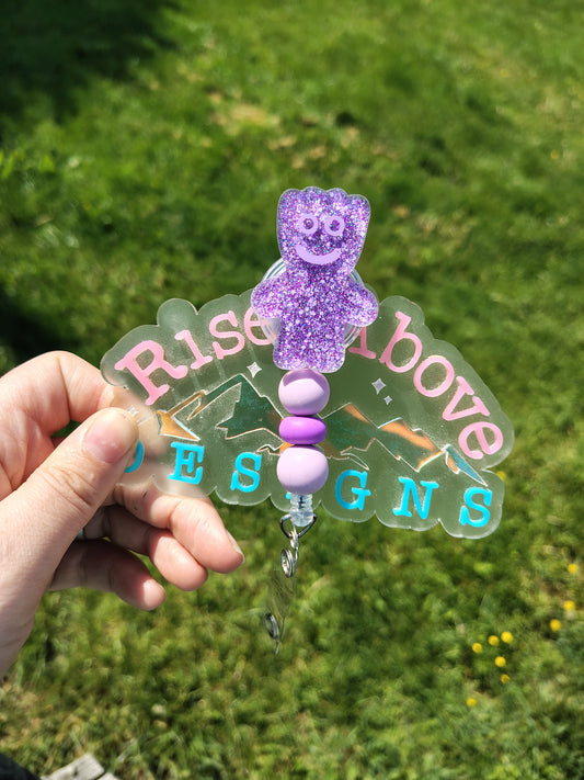 Sour Kid Beaded Badge Reel