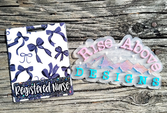 Black Bows Badge Buddy