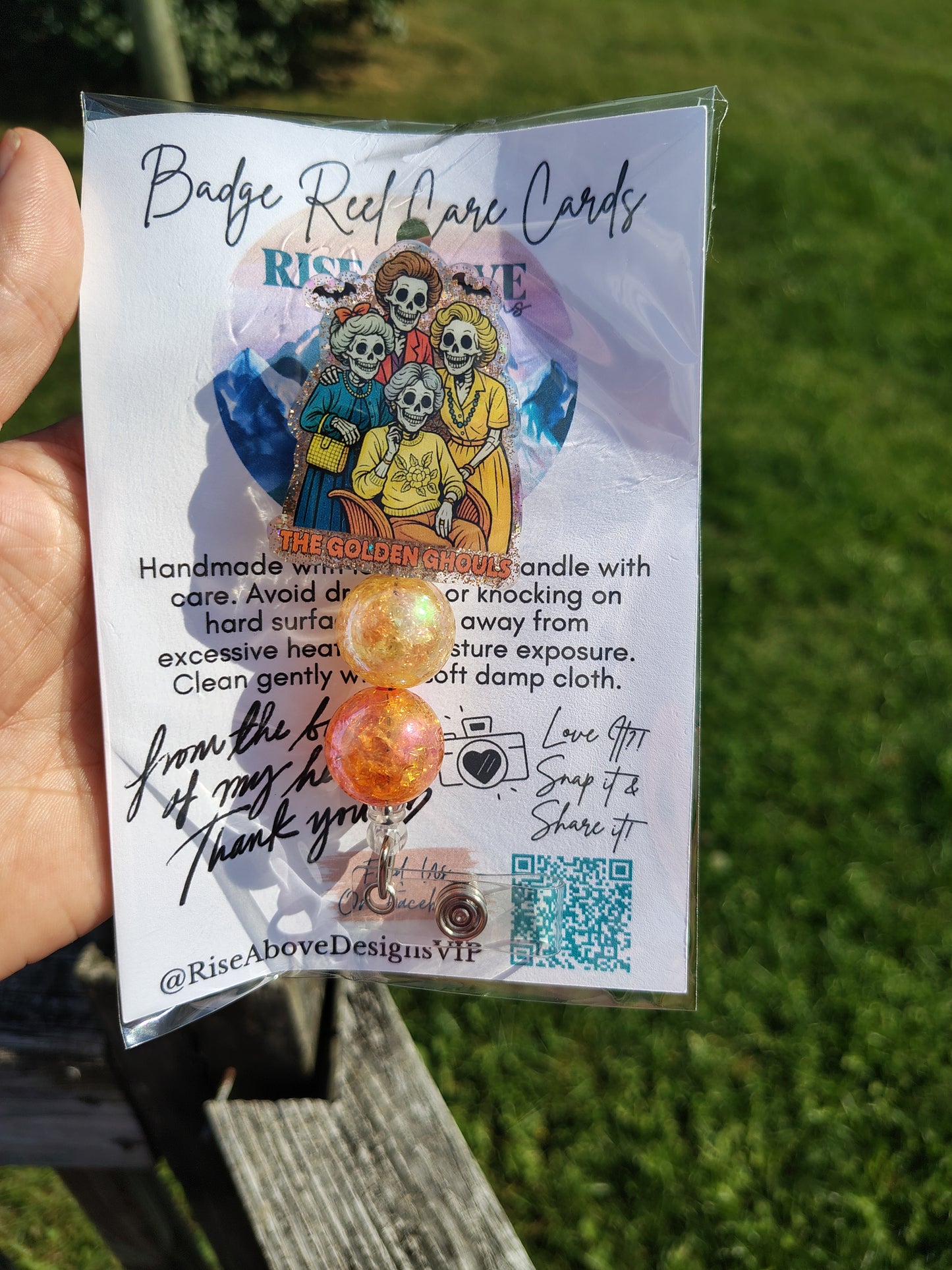 Ready To Ship Badge Reel - Fall/Halloween