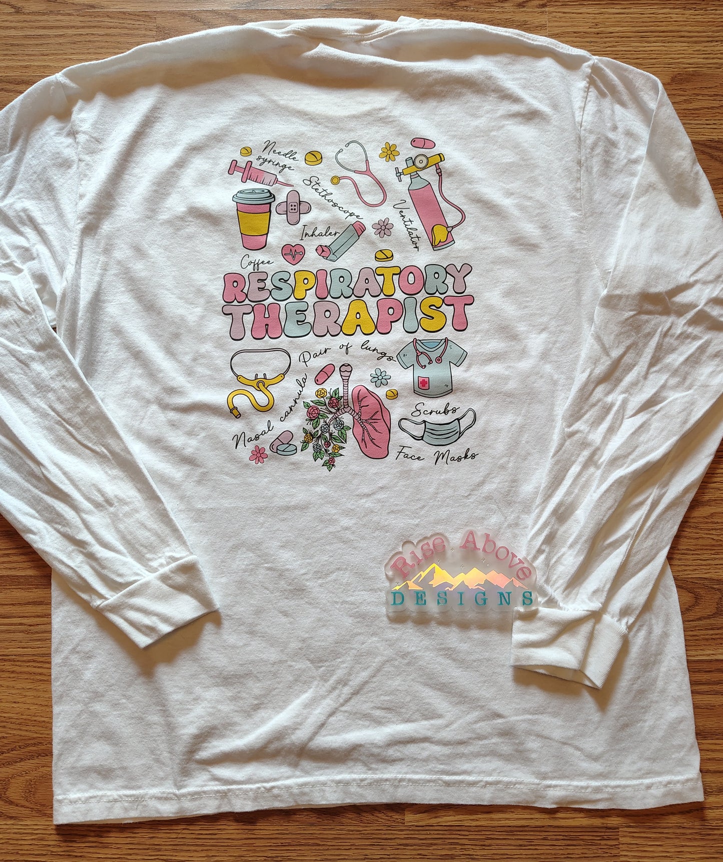 Cute Custom Respiratory Therapist Shirt