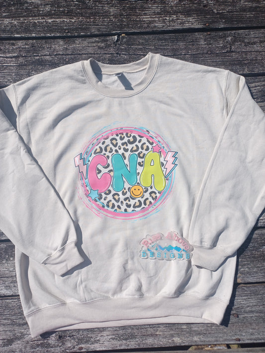 Leopard Print CNA Shirt