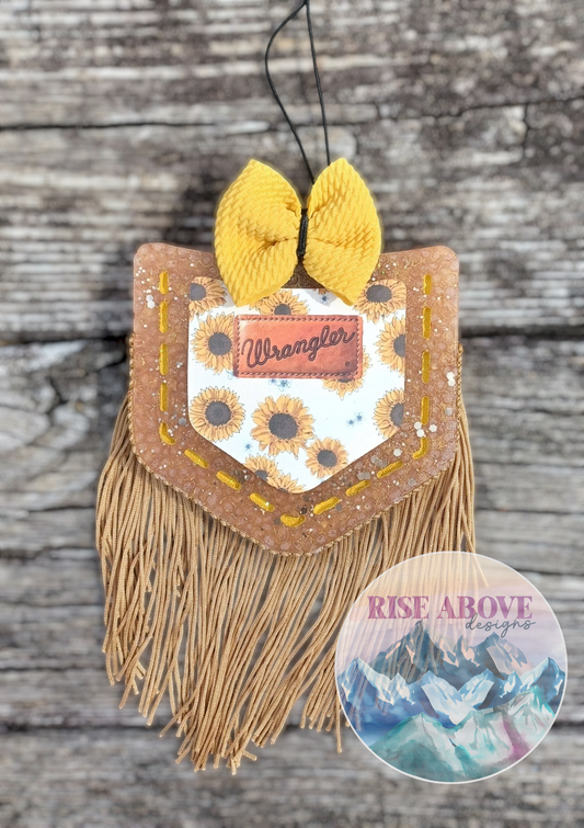 Pocket Freshie with Fringe