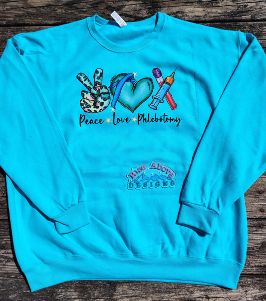 Peace Love Phlebotomy Shirt