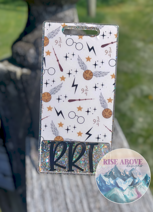 Whimsical Wizard Badge Buddy