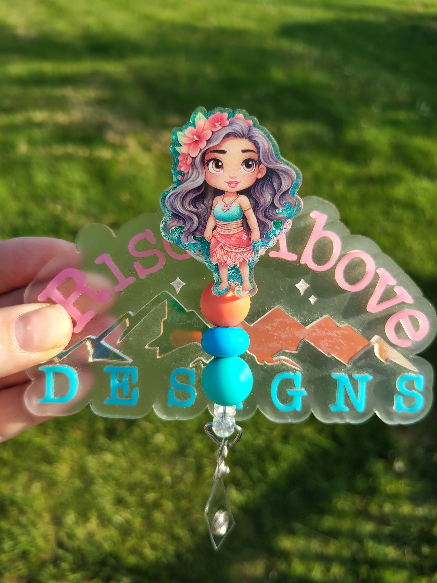 Character Beaded Badge Reel