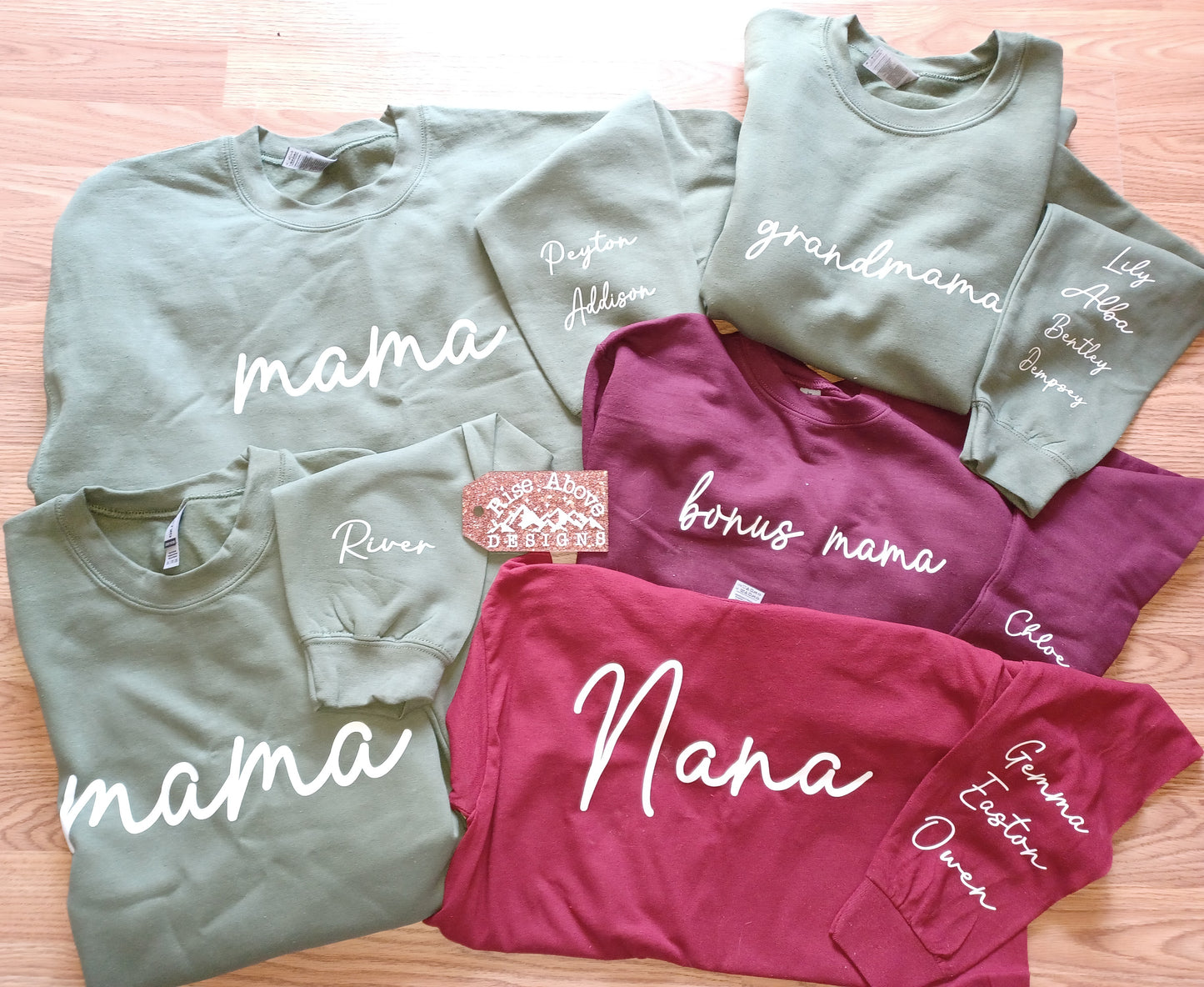 Custom Mama Shirt with Names