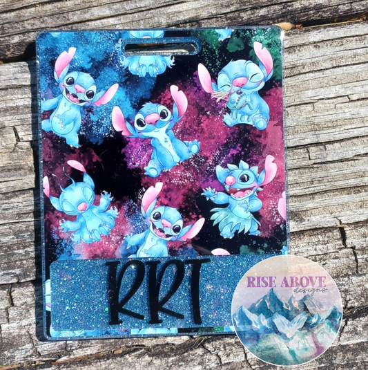 Mixed Blue Alien Badge Buddy