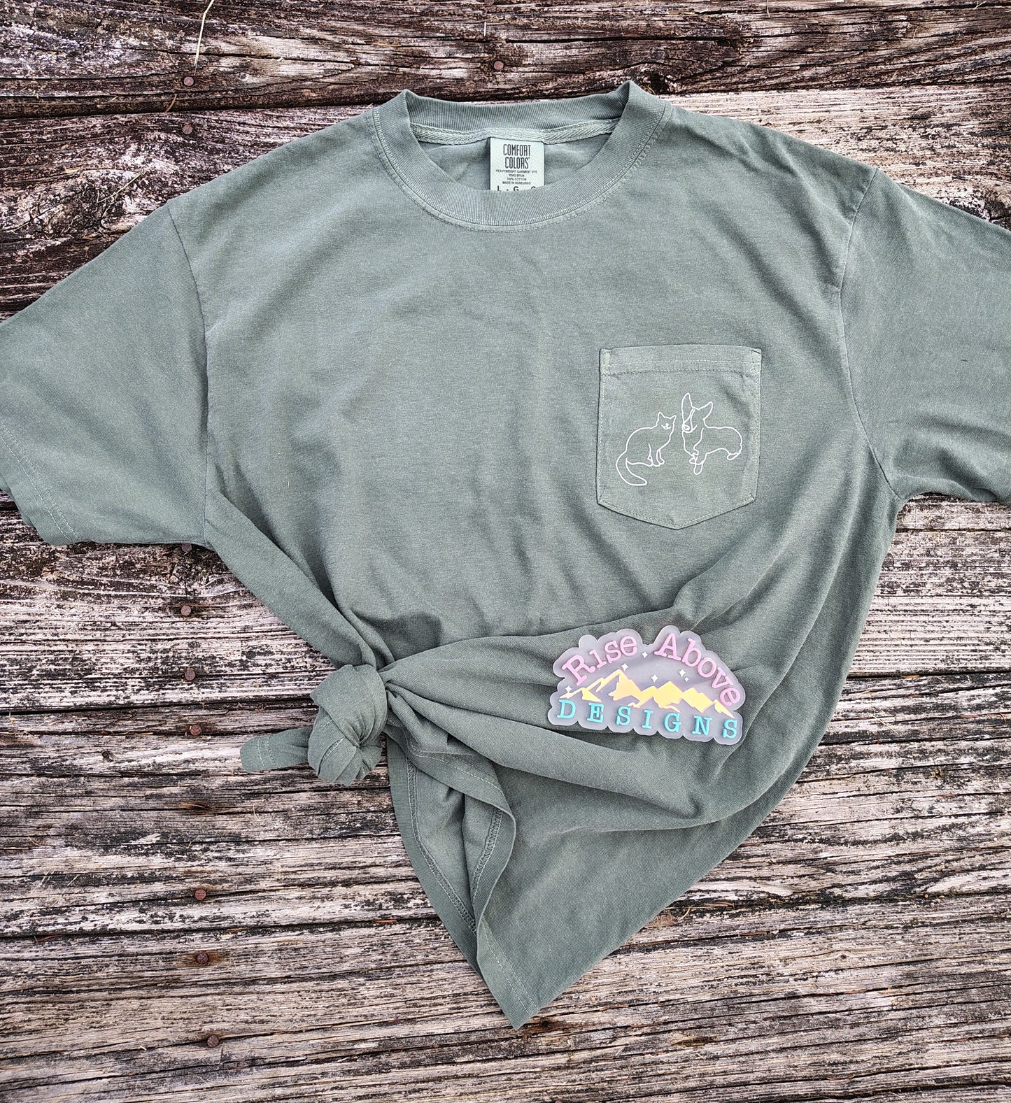 Pet Silhouette Outline Shirt
