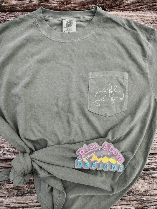 Pet Silhouette Outline Shirt