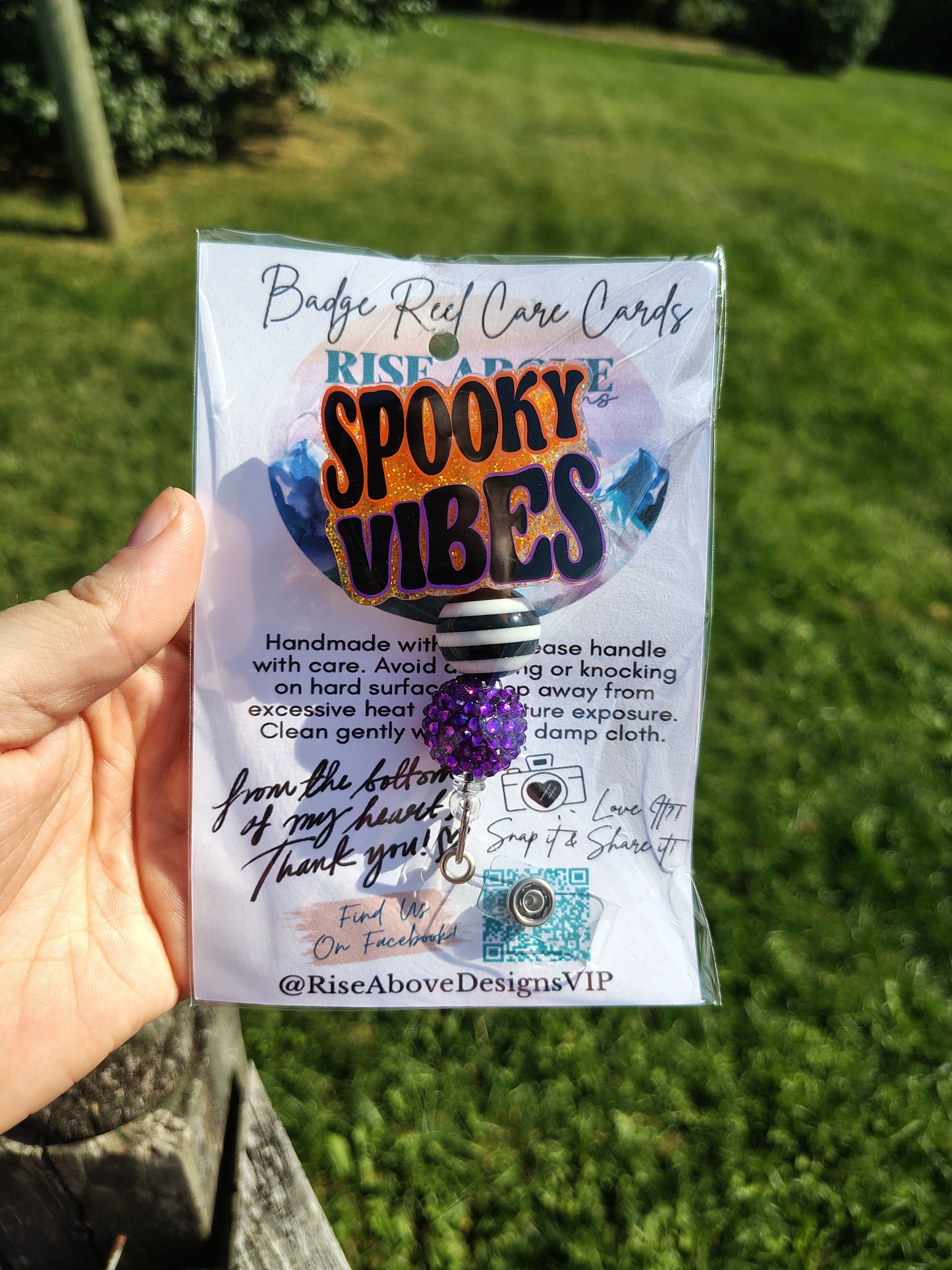 Ready To Ship Badge Reel - Fall/Halloween