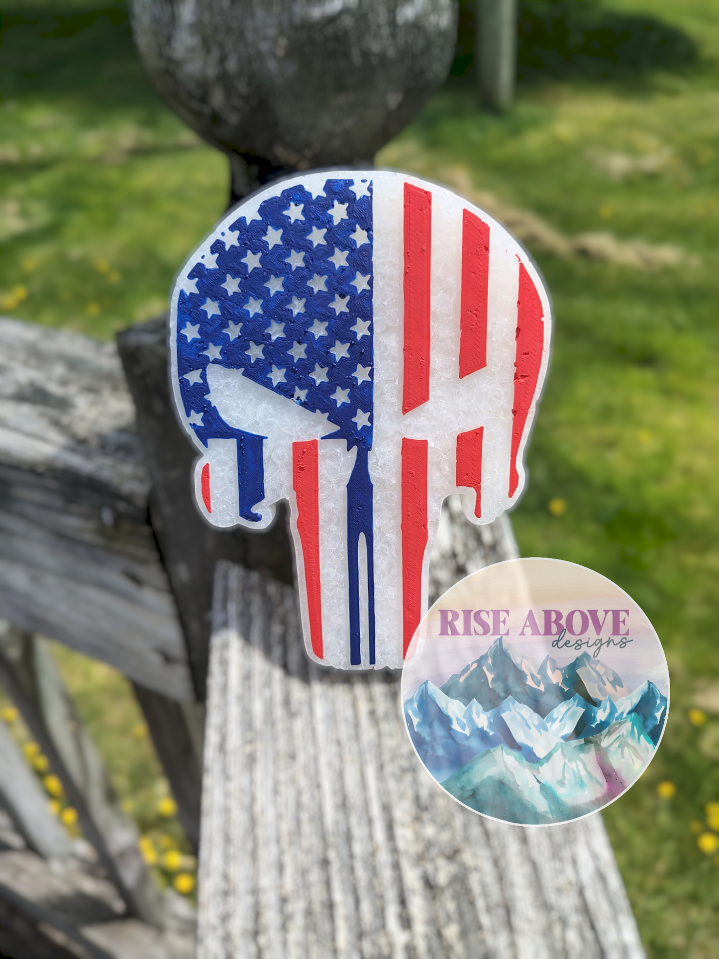 Punisher Flag Freshie