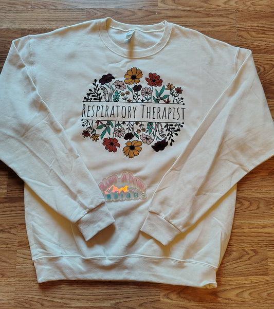 Respiratory Floral Frame Shirt