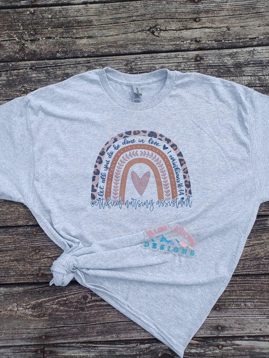 Boho Rainbow CNA Shirt