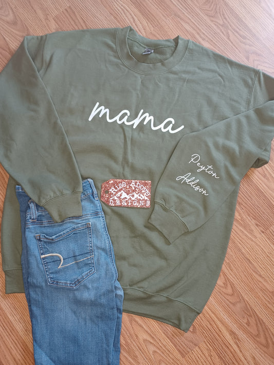 Custom Mama Shirt with Names