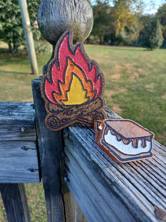 Campfire and S'mores Freshie Set