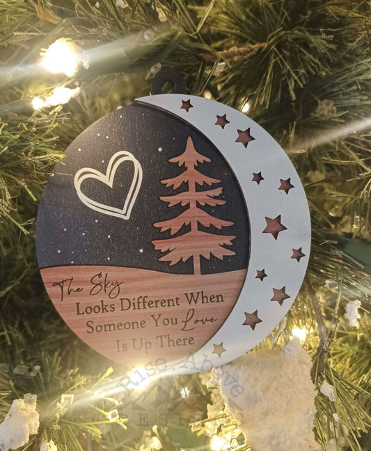 The Sky Looks Different Ornament