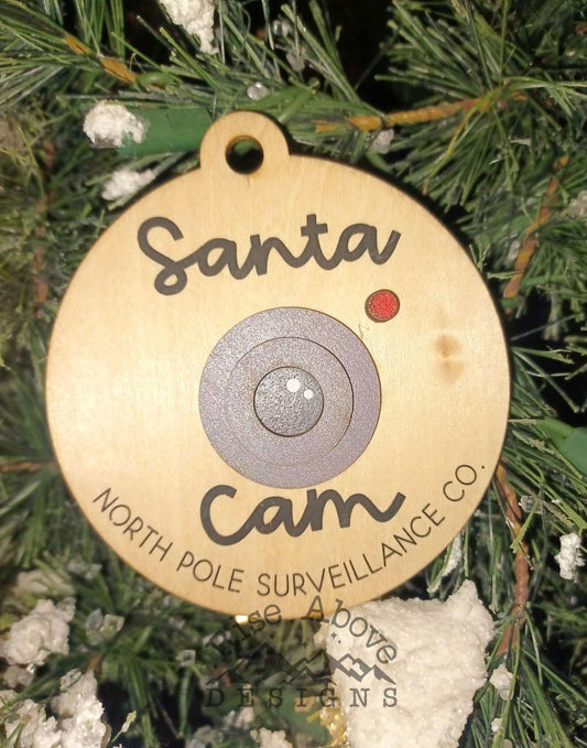 Santa Cam Ornament
