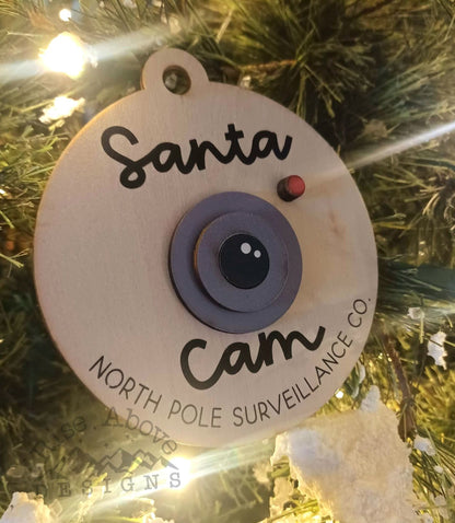 Santa Cam Ornament