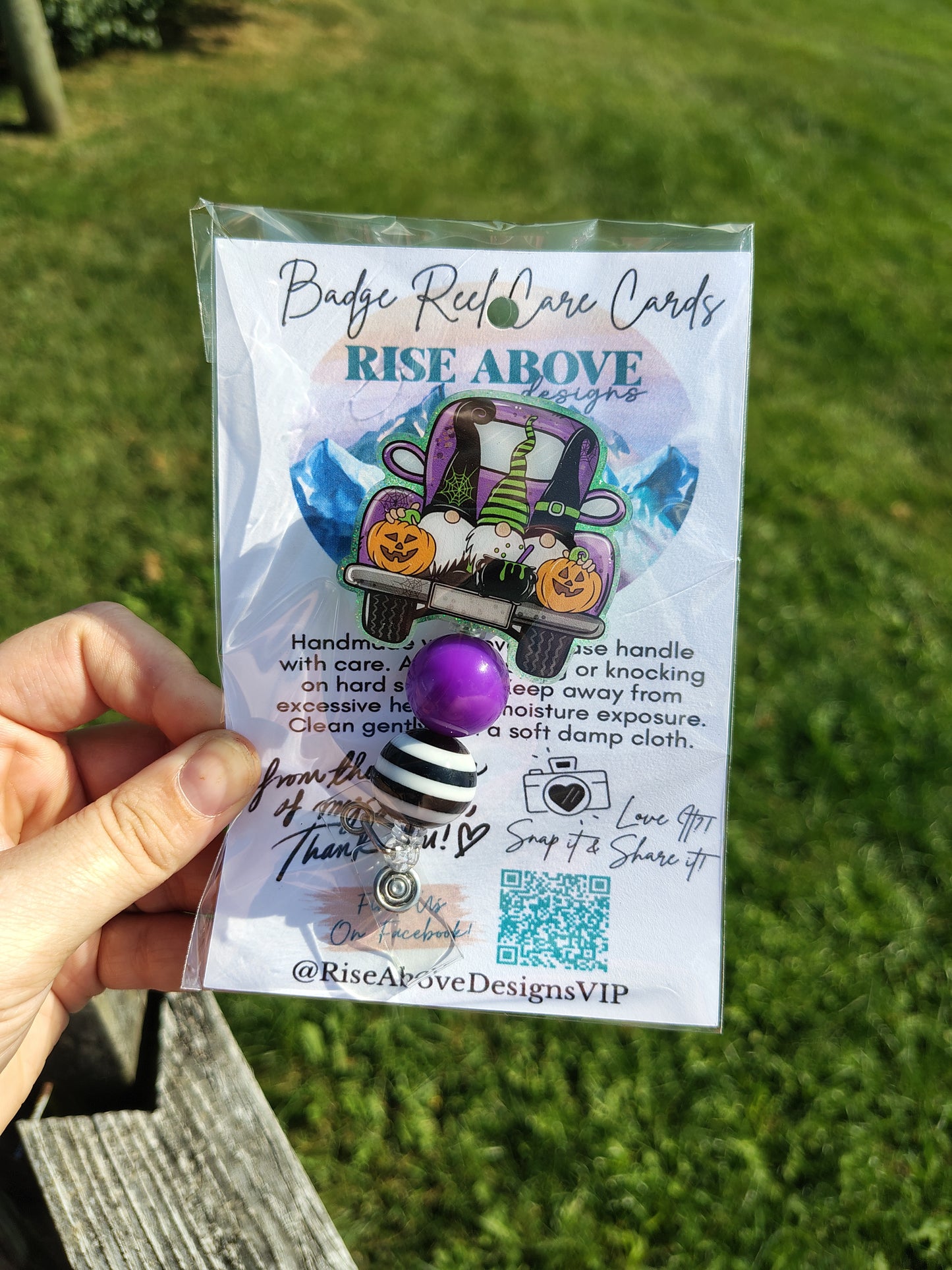 Ready To Ship Badge Reel - Fall/Halloween