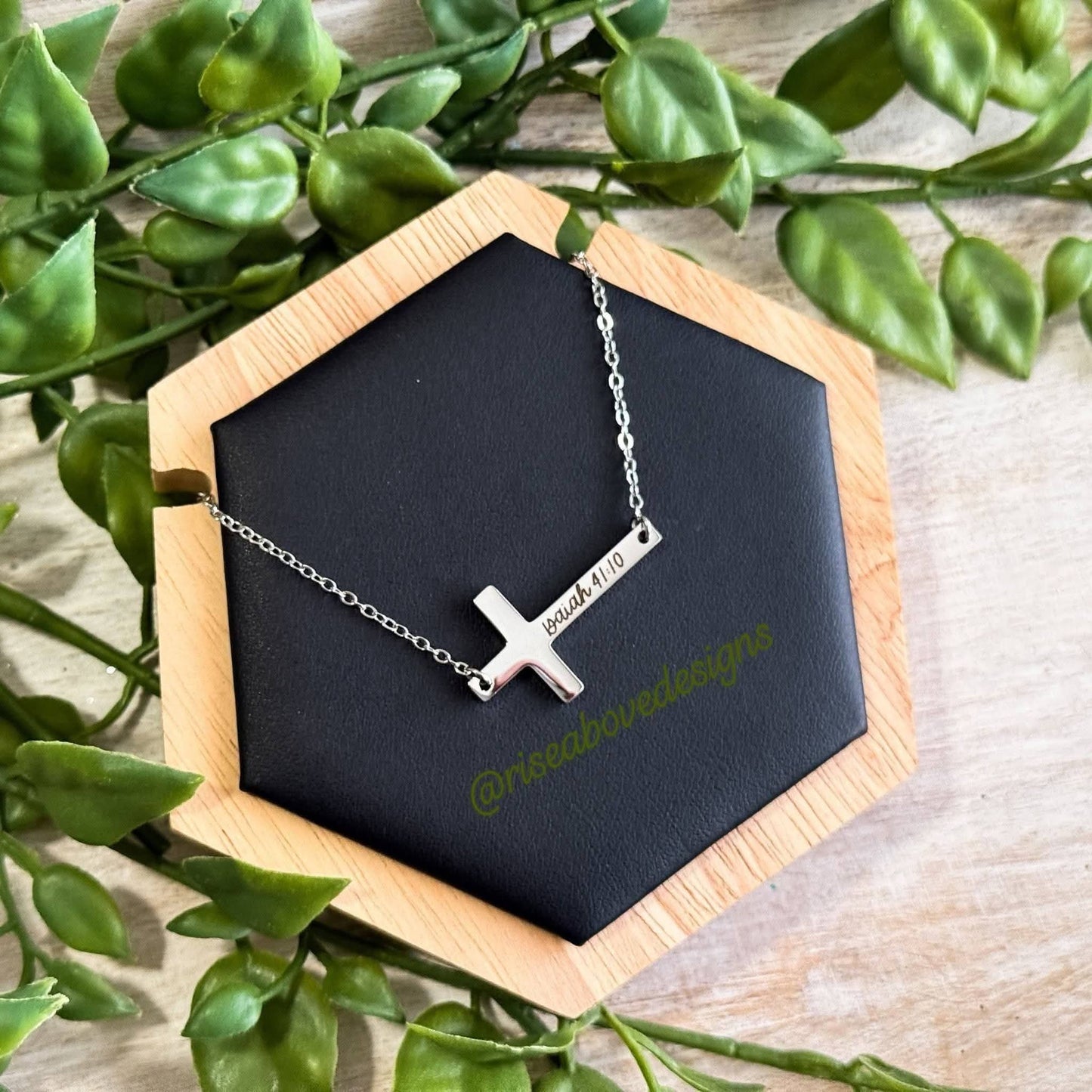 Bible Verse Cross Necklaces
