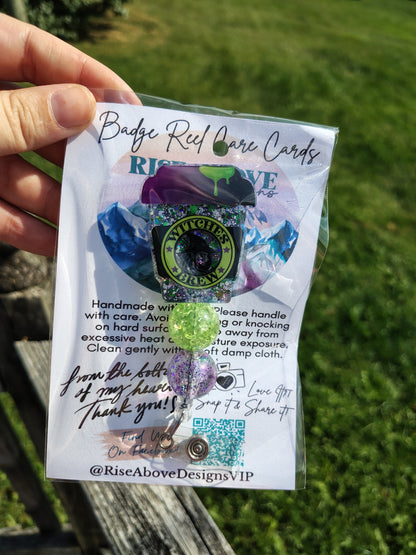 Ready To Ship Badge Reel - Fall/Halloween