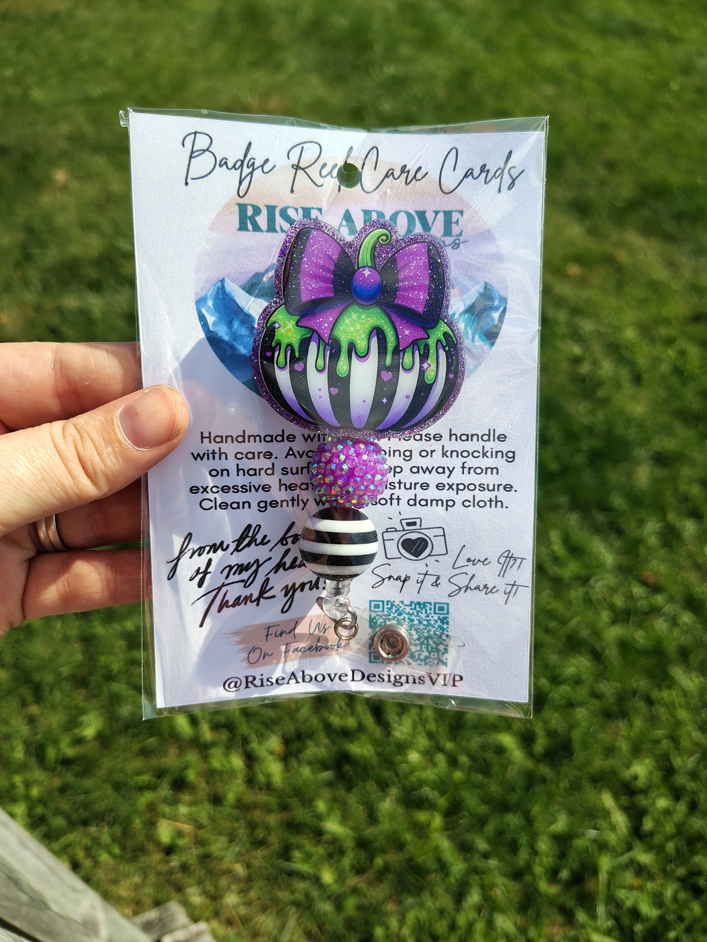 Ready To Ship Badge Reel - Fall/Halloween