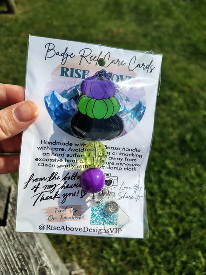 Ready To Ship Badge Reel - Fall/Halloween