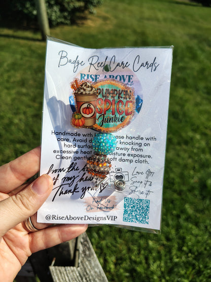 Ready To Ship Badge Reel - Fall/Halloween