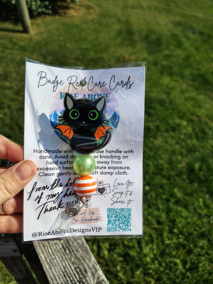 Ready To Ship Badge Reel - Fall/Halloween