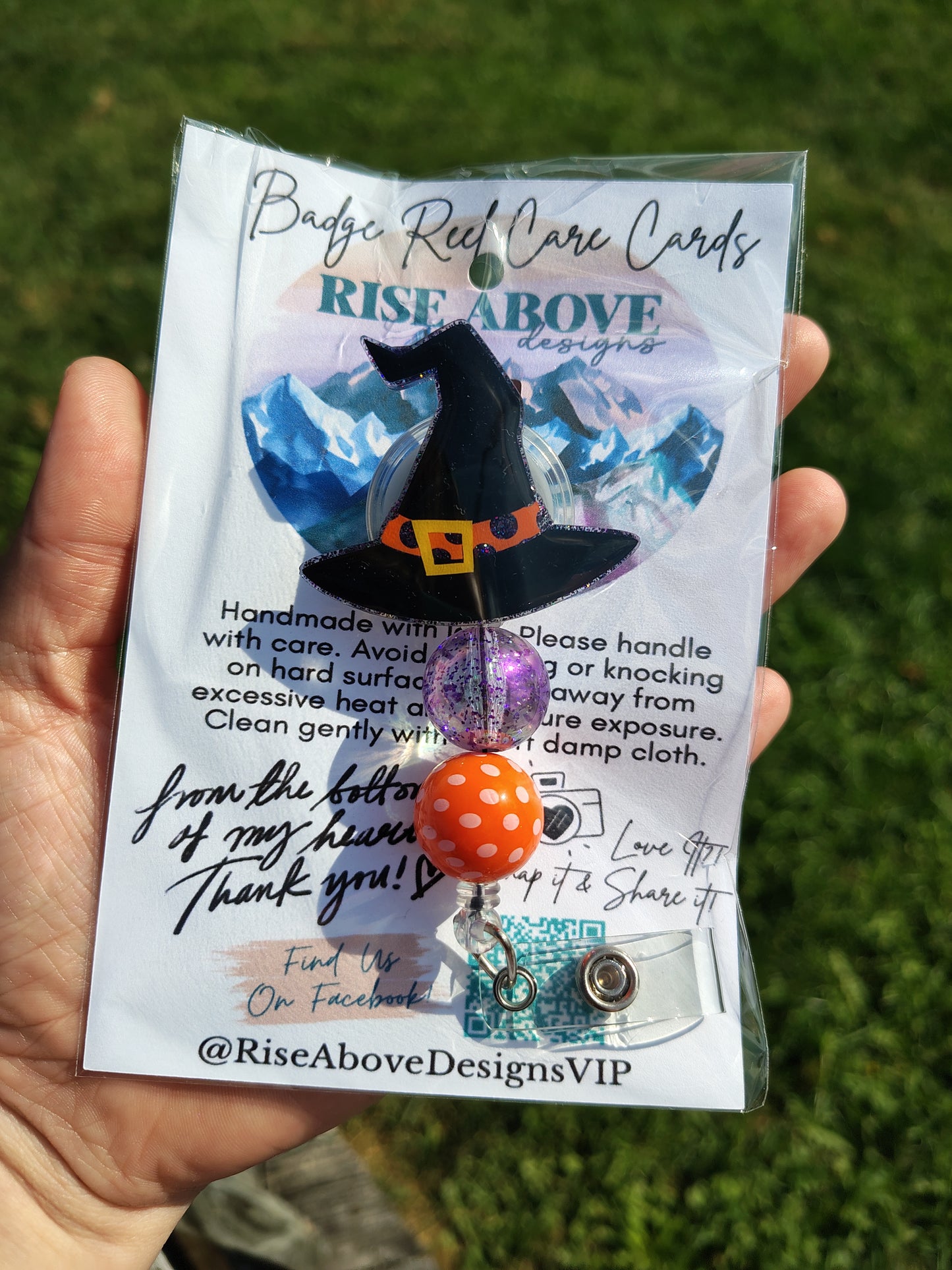 Ready To Ship Badge Reel - Fall/Halloween