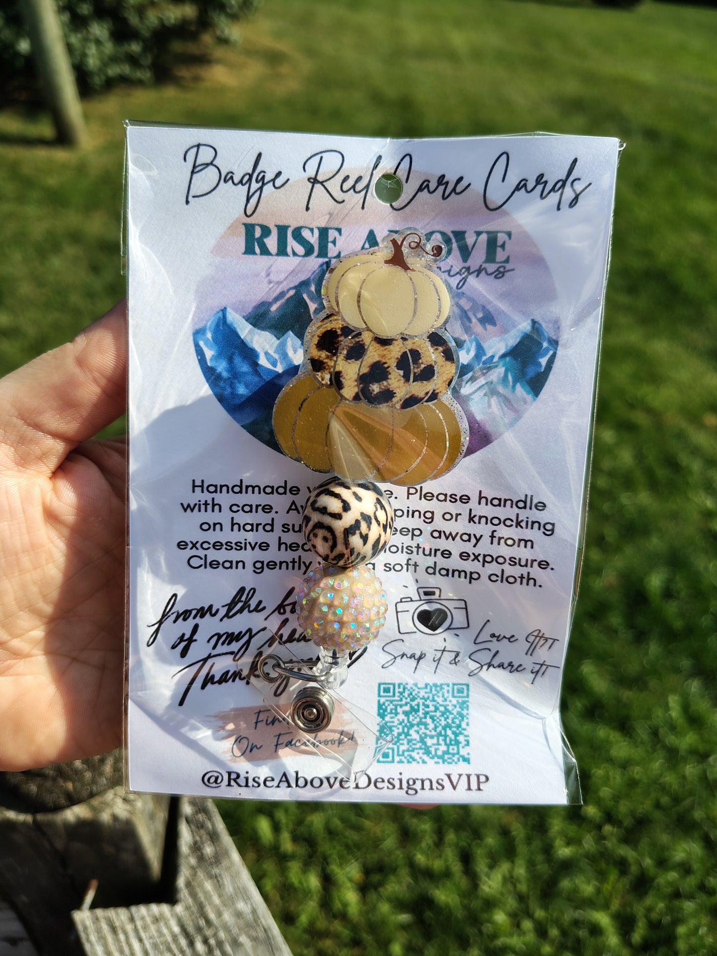 Ready To Ship Badge Reel - Fall/Halloween