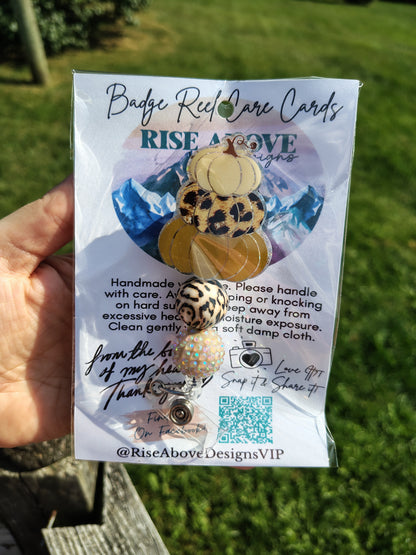 Ready To Ship Badge Reel - Fall/Halloween