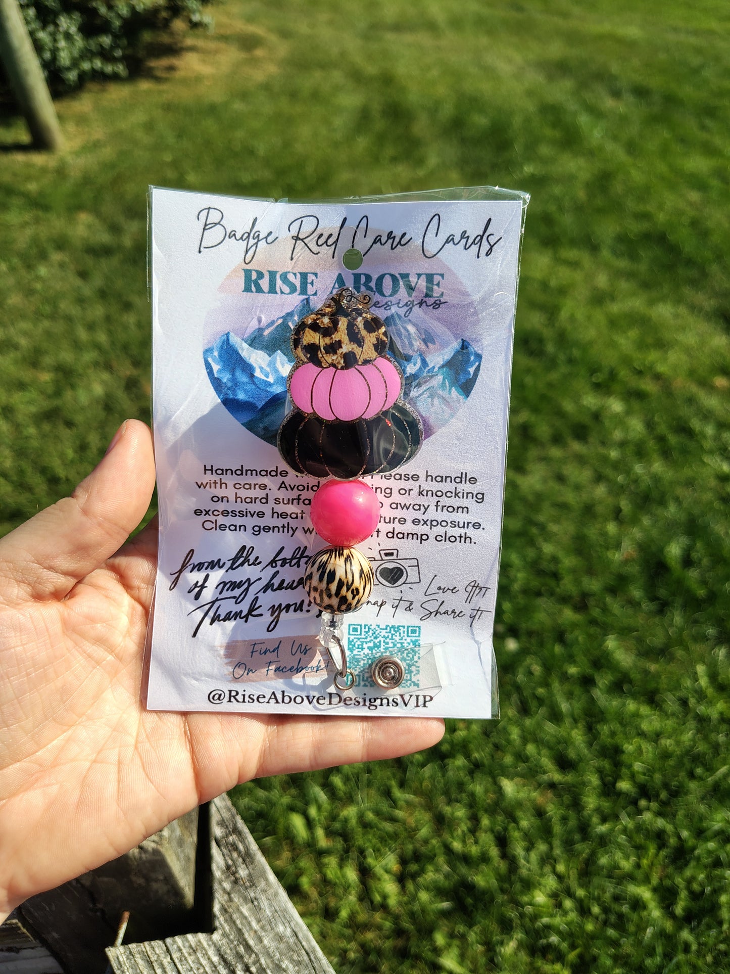 Ready To Ship Badge Reel - Fall/Halloween