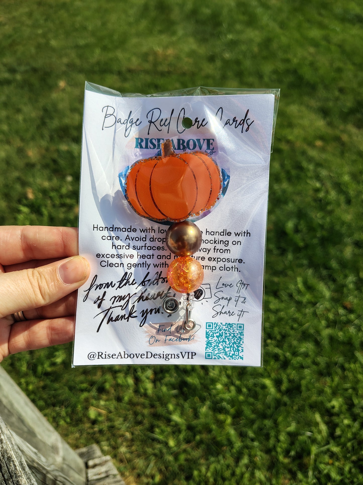 Ready To Ship Badge Reel - Fall/Halloween