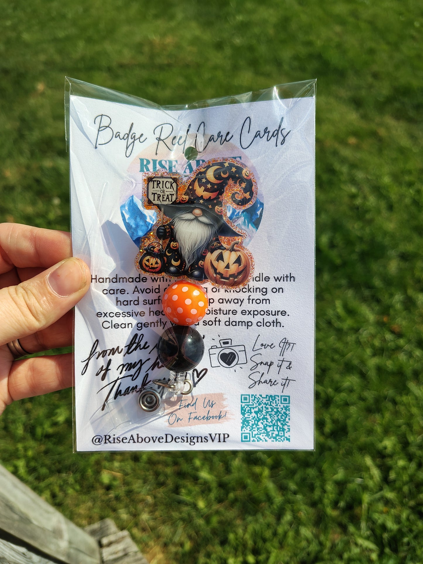 Ready To Ship Badge Reel - Fall/Halloween