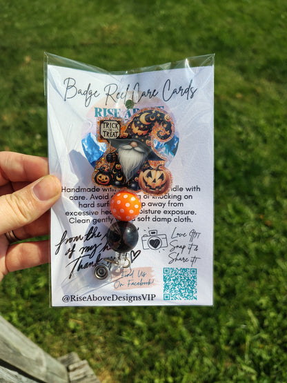 Ready To Ship Badge Reel - Fall/Halloween